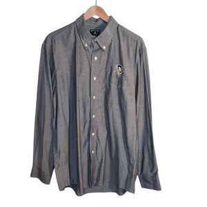 Antigua Pittsburgh Penguins Men's Button-down Shirt L